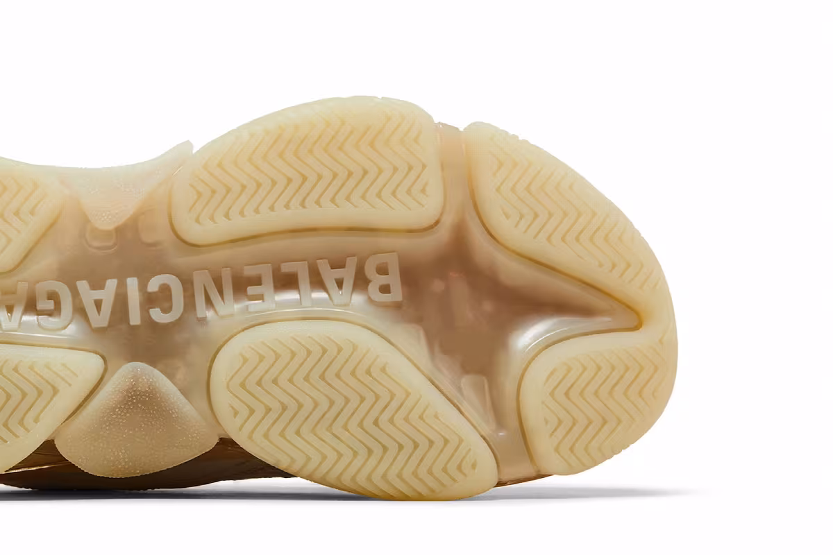 Balenciaga Triple S Sneaker Clear Sole - Off White, view 6
