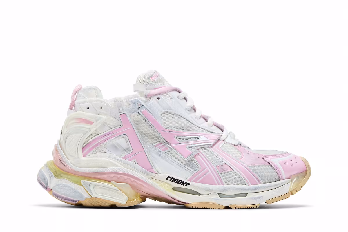 Balenciaga Runner Sneaker Pink, view 2