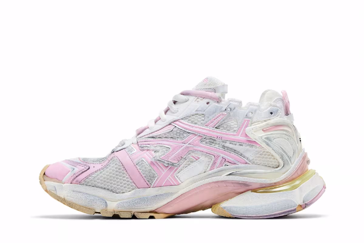 Balenciaga Runner Sneaker Pink, view 4