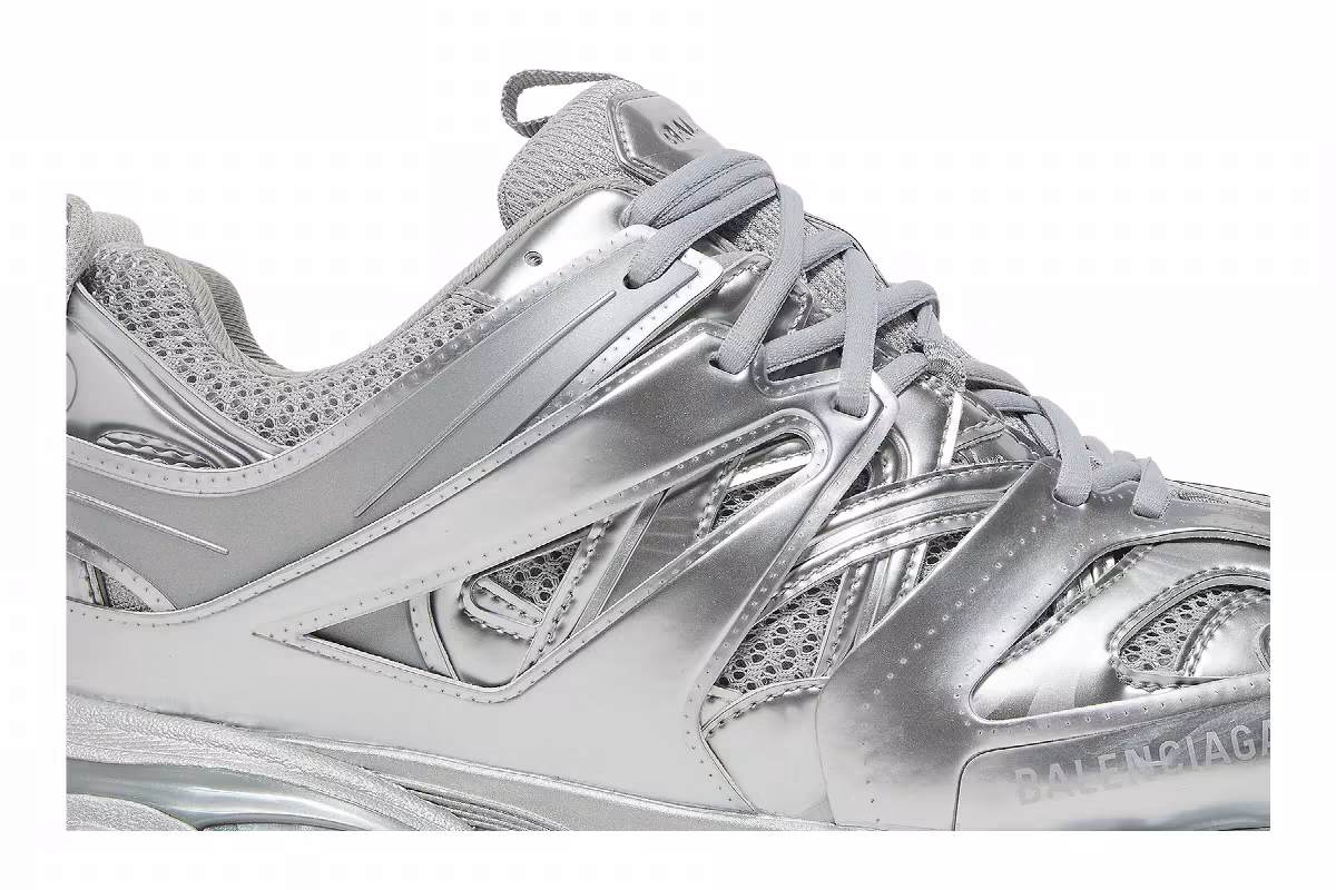 Balenciaga Track Sneaker Silver, view 3