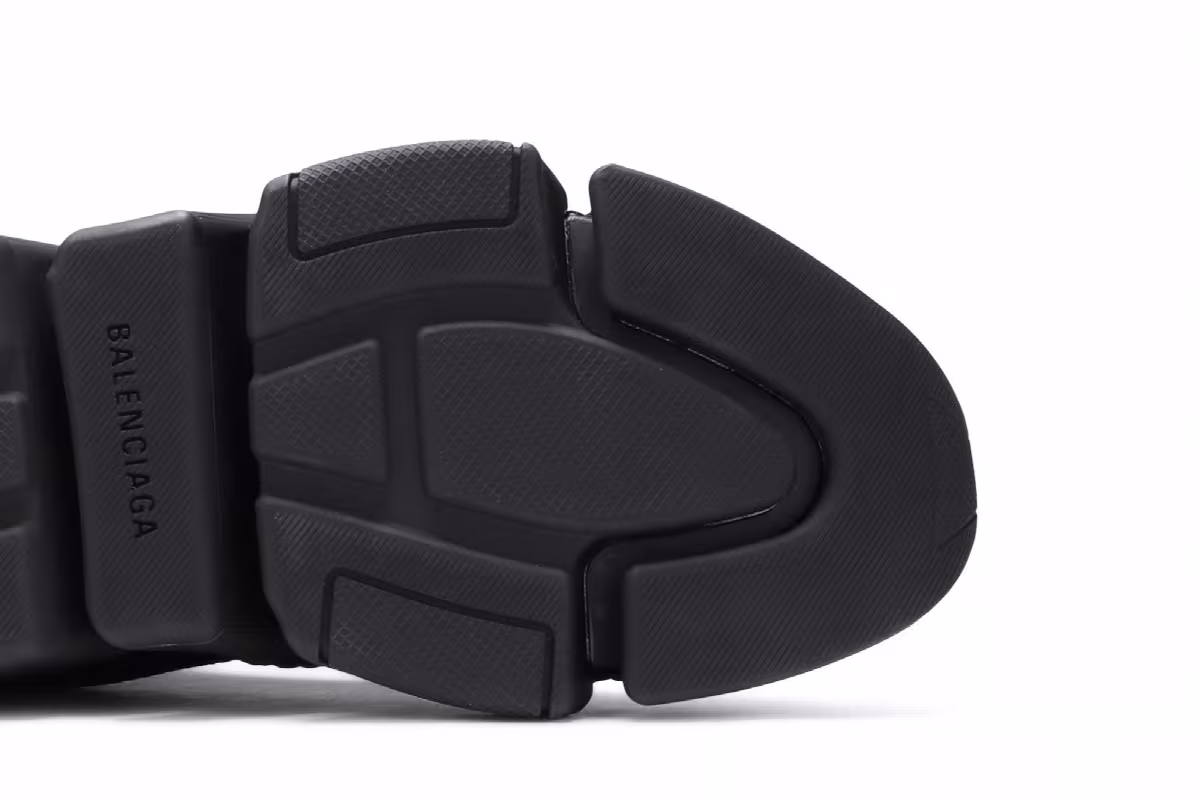Balenciaga Speed 2.0 Lace-Up Sneaker Black, view 6