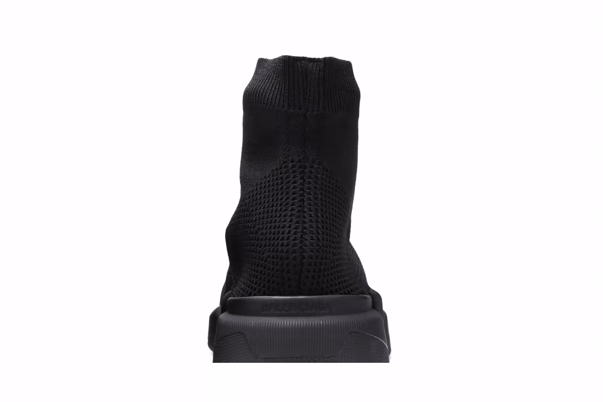 Balenciaga Speed 2.0 Lace-Up Sneaker Black, view 8