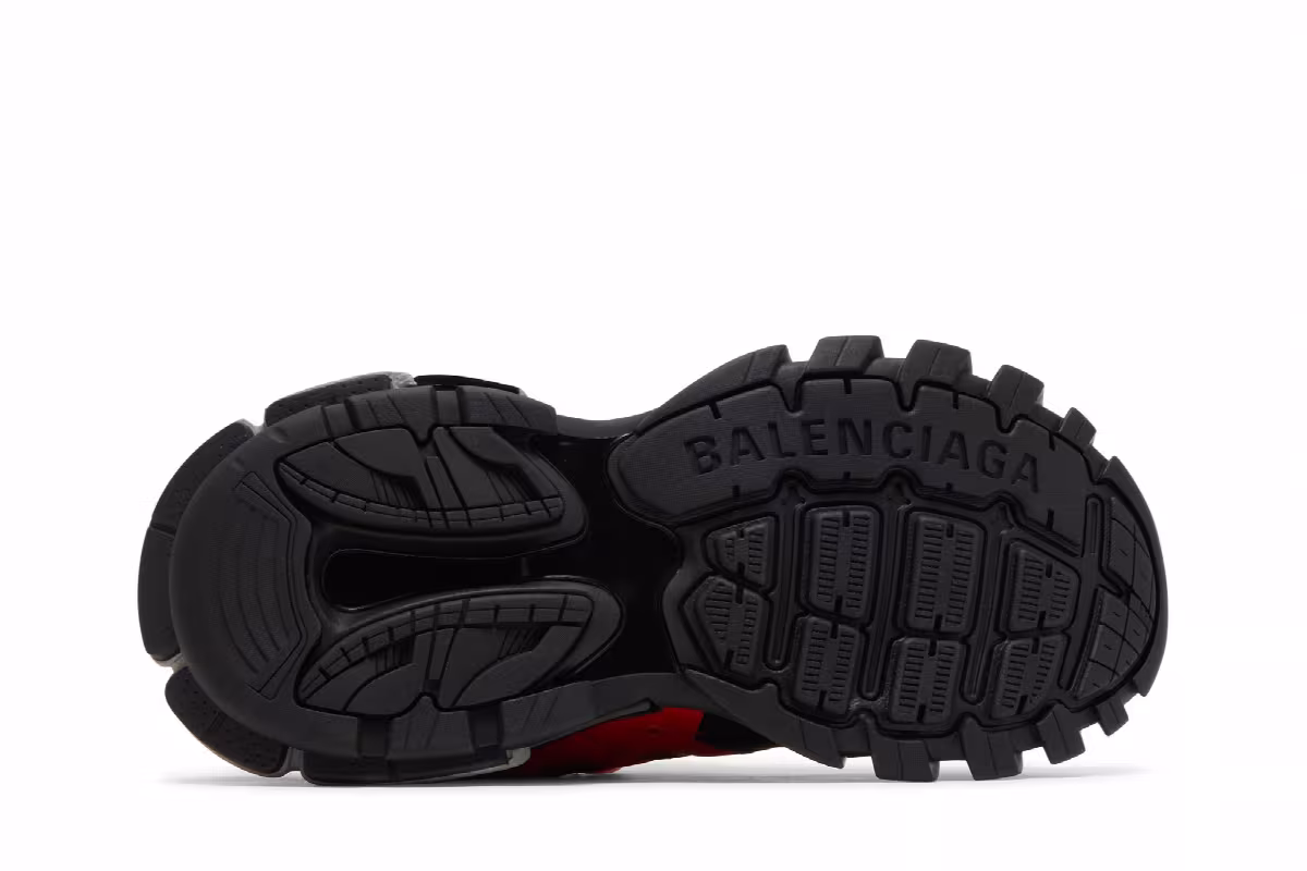 Balenciaga Track Sneaker Red Black, view 5