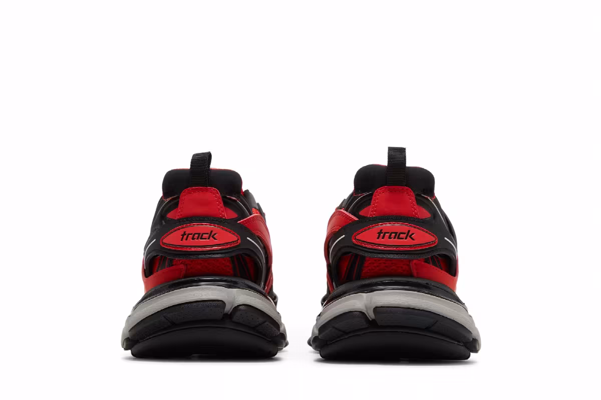 Balenciaga Track Sneaker Red Black, view 7
