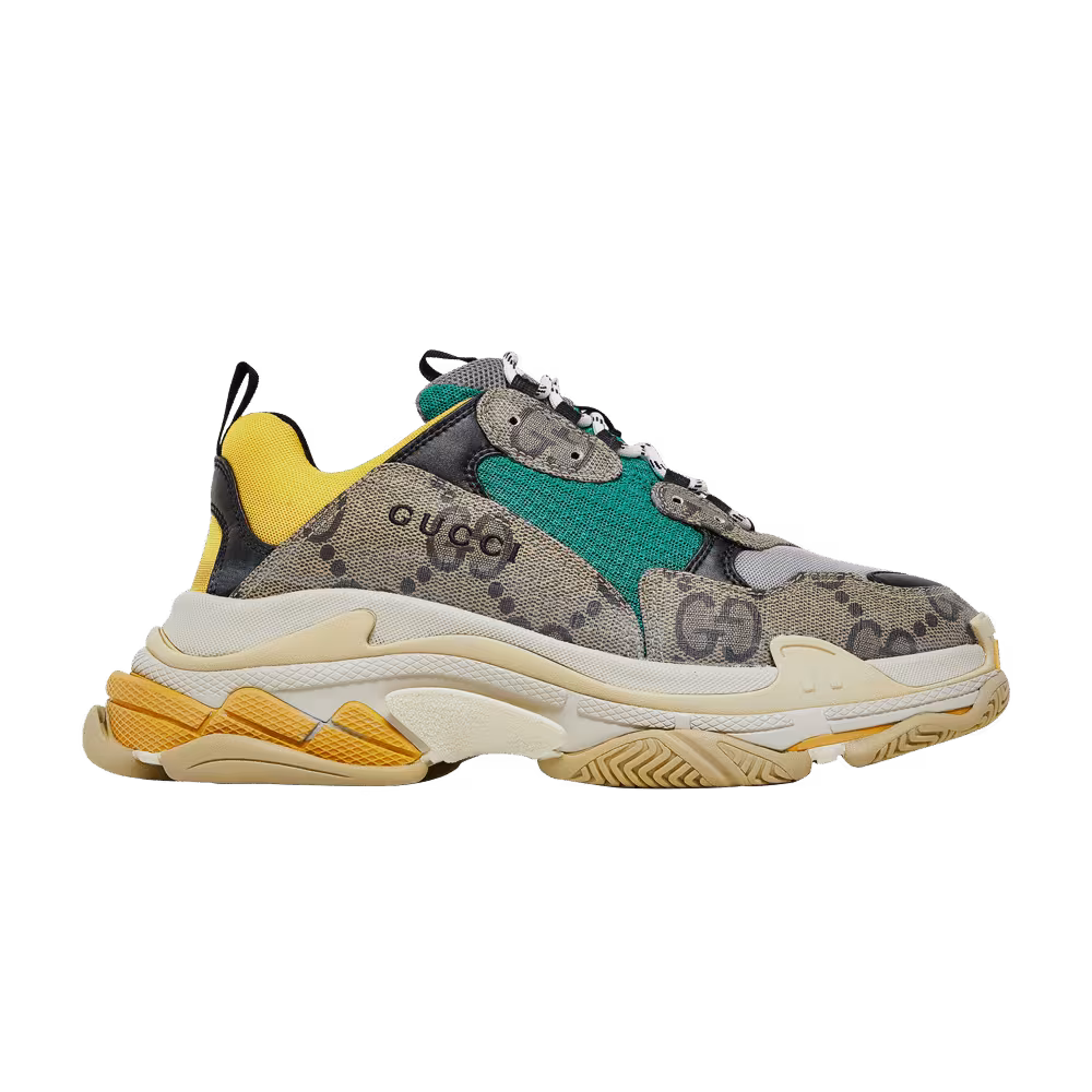 Gucci x Balenciaga Triple S The Hacker Project - Beige Yellow