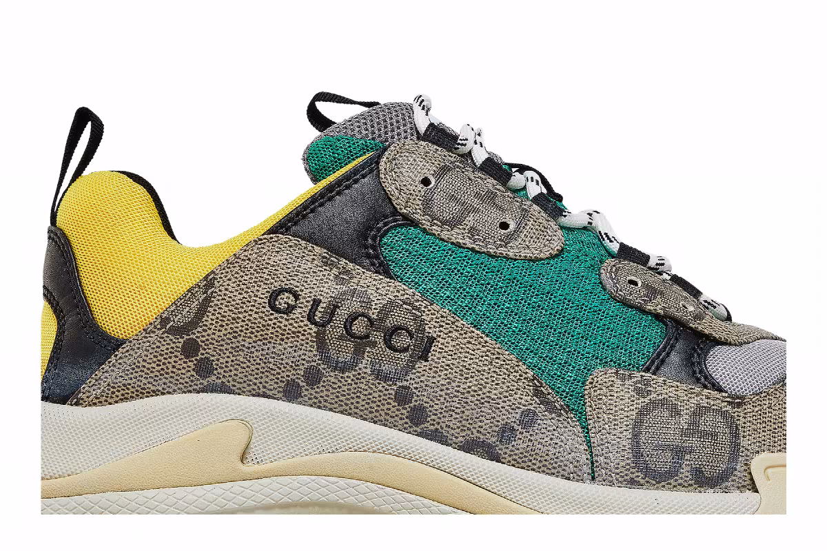 Gucci x Balenciaga Triple S The Hacker Project - Beige Yellow, view 3