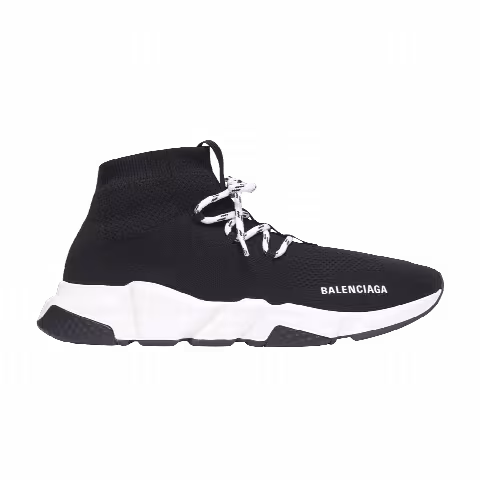Balenciaga Speed Lace-Up Sneaker 'Black White'