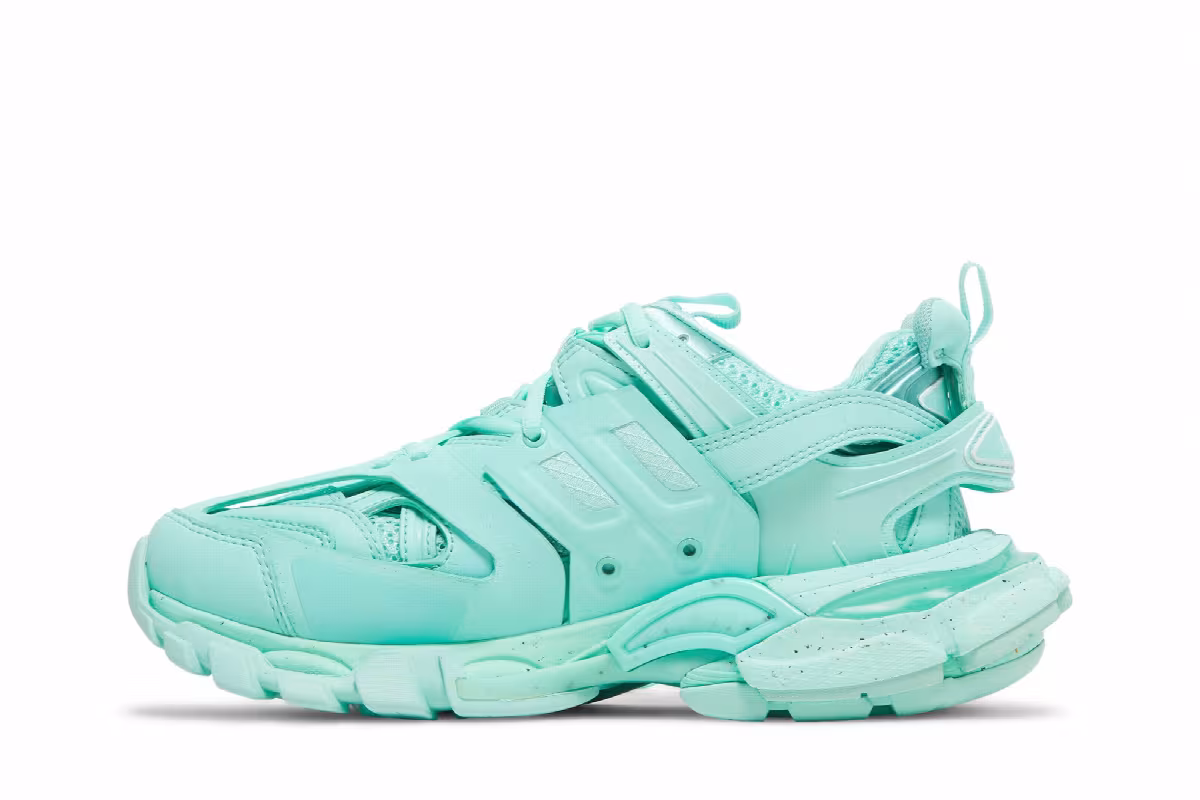 Balenciaga Women's Track Sneaker Mint, view 4