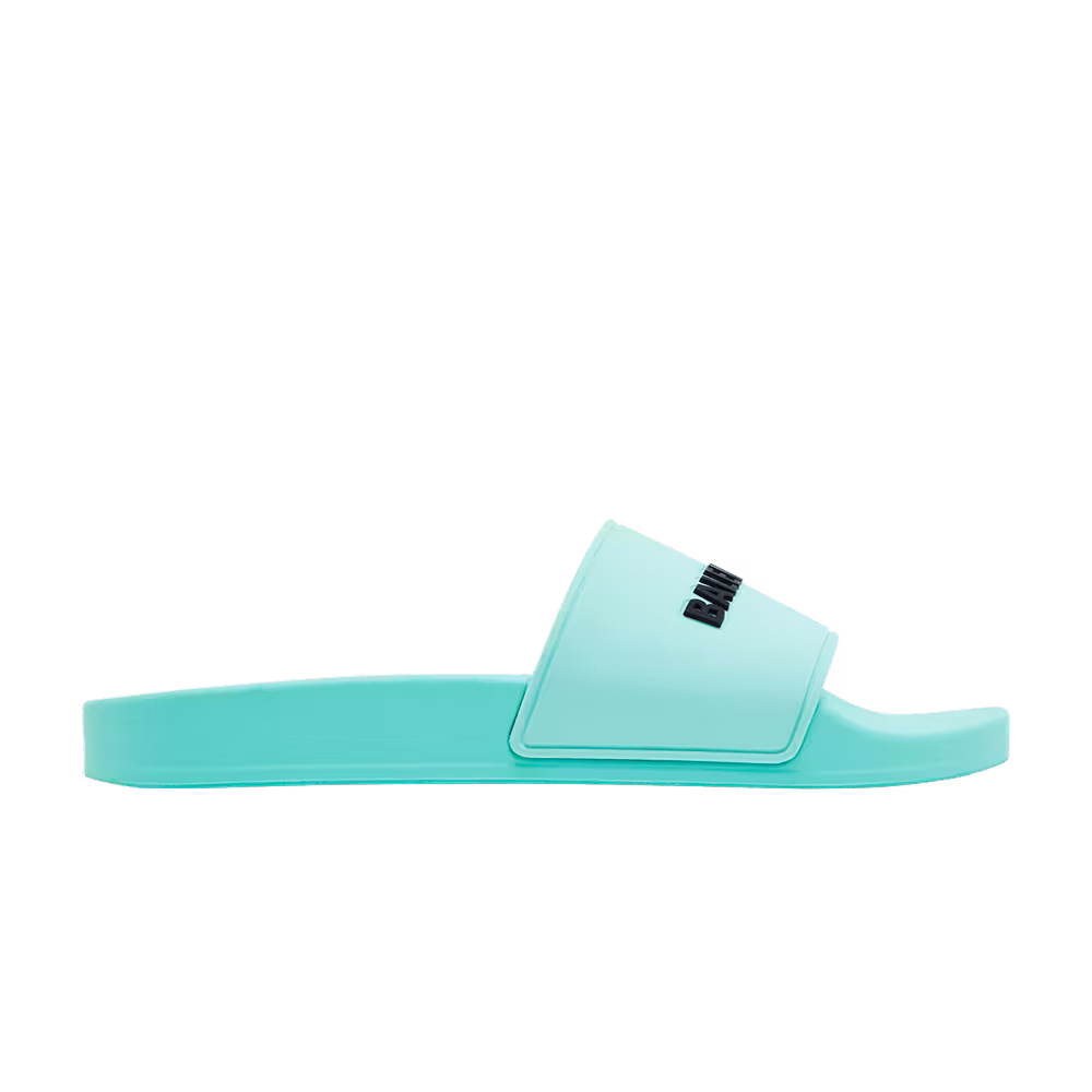 Balenciaga Women's Pool Slides Mint