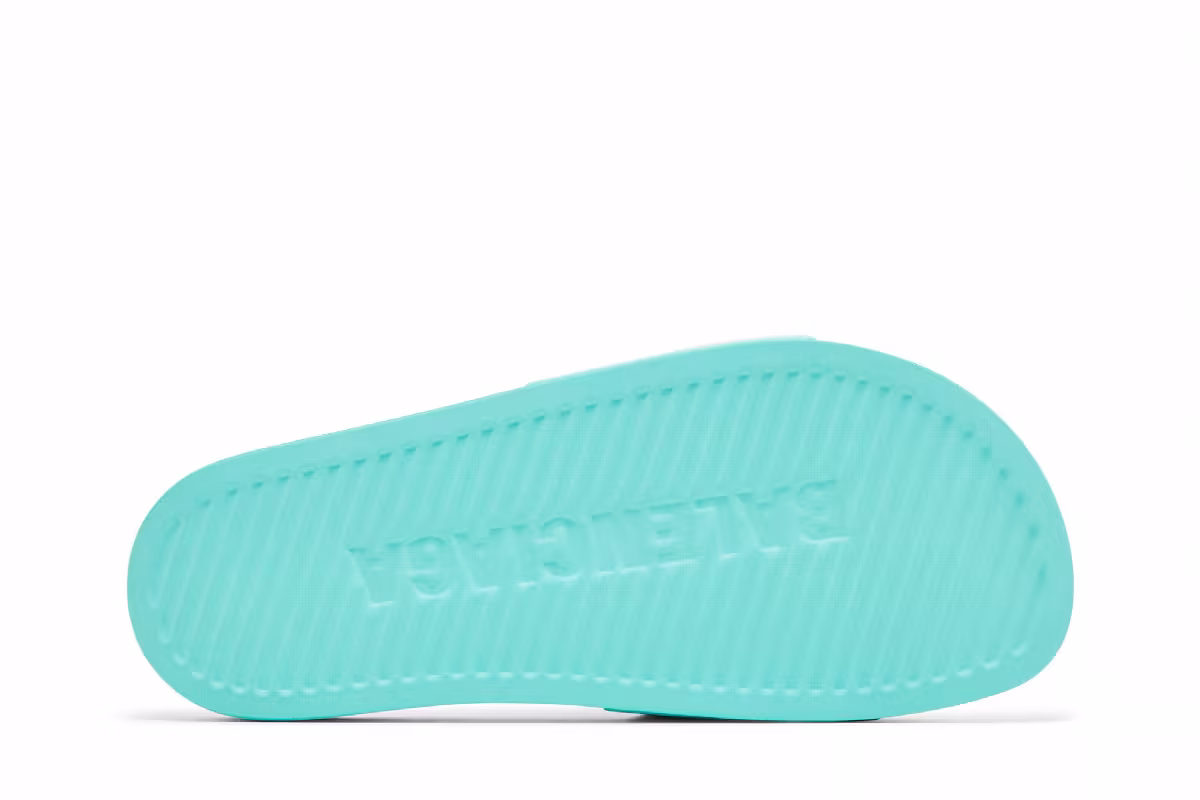 Balenciaga Women's Pool Slides Mint, view 5