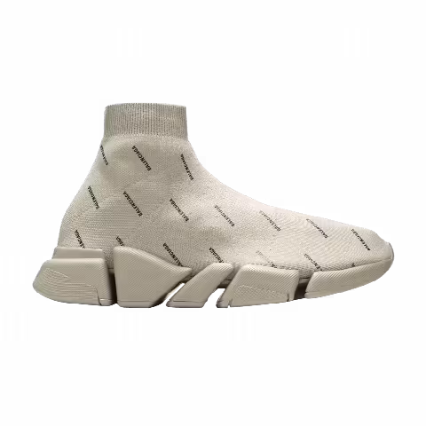 Balenciaga Speed 2.0 Sneaker 'Allover Logo - Sand'