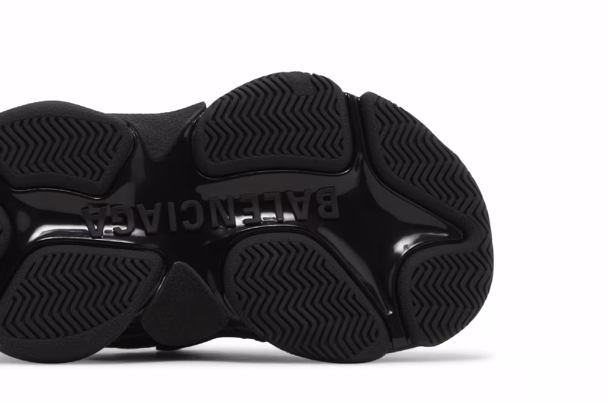 Balenciaga Triple S Sneaker Kids Black, view 6