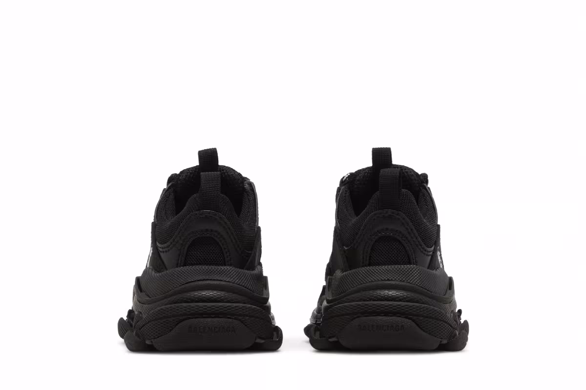 Balenciaga Triple S Sneaker Kids Black, view 7