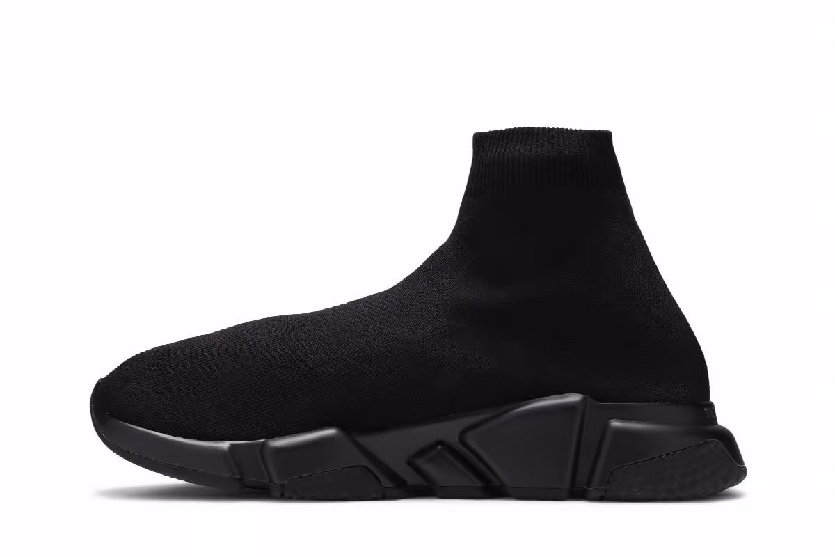 Balenciaga Speed Sneaker Midsole Graffiti - Black White, view 4
