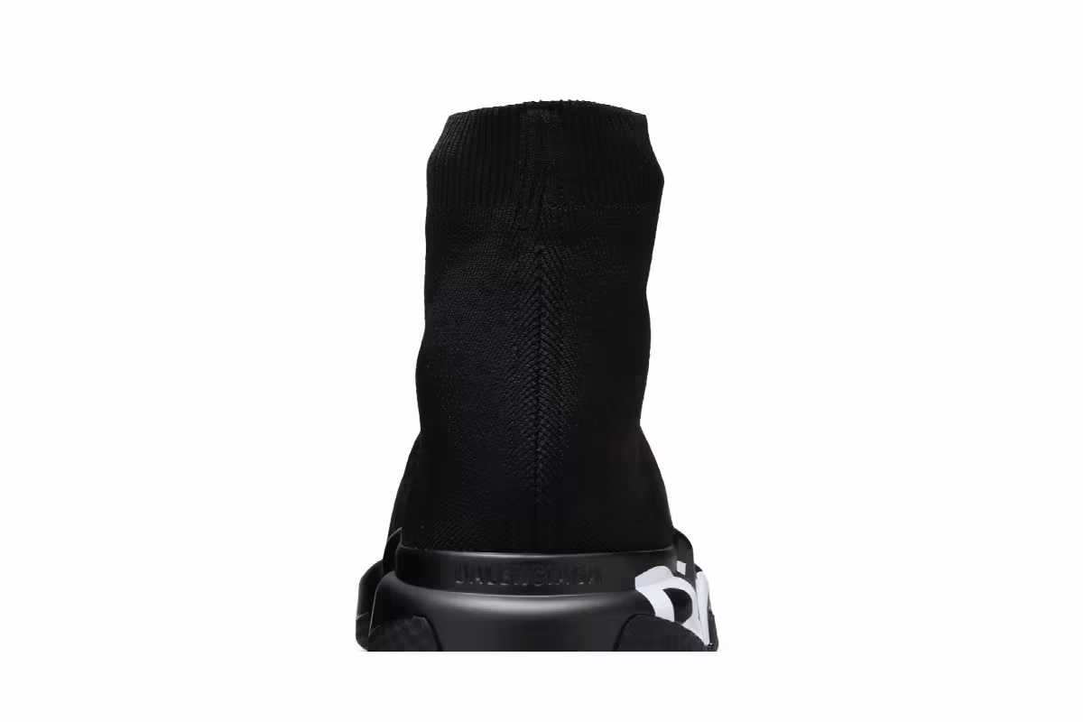 Balenciaga Speed Sneaker Midsole Graffiti - Black White, view 8