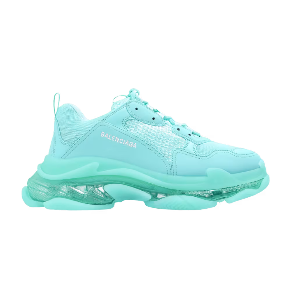 Balenciaga Triple S Sneaker Clear Sole - Mint