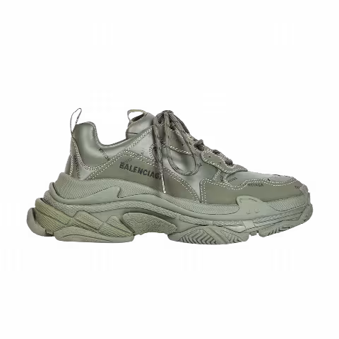 Balenciaga Triple S Sneaker 'Allover Logo - Dark Green'