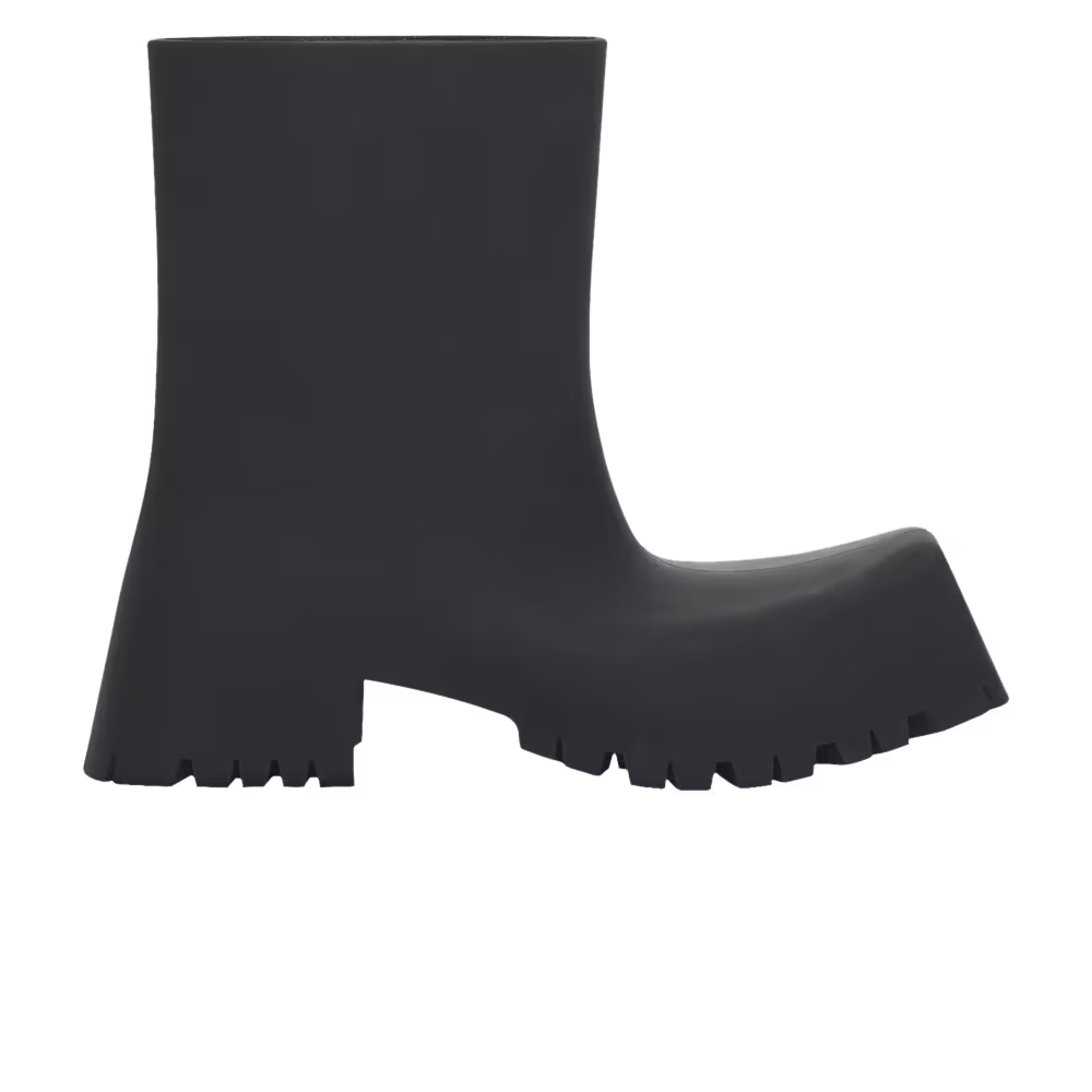 Balenciaga Women's Trooper Rubber Boot Black