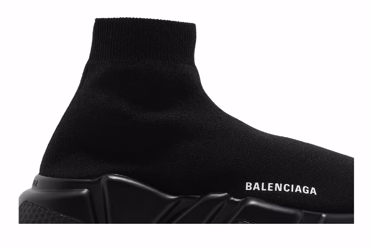 Balenciaga Women's Speed Recycled Sneaker Black, view 3