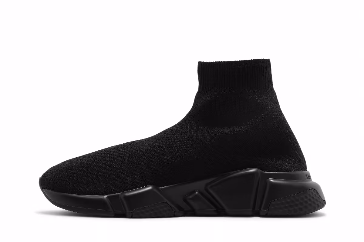 Balenciaga Women's Speed Recycled Sneaker Black, view 4