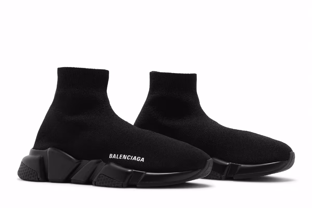 Balenciaga Women's Speed Recycled Sneaker Black, view 9