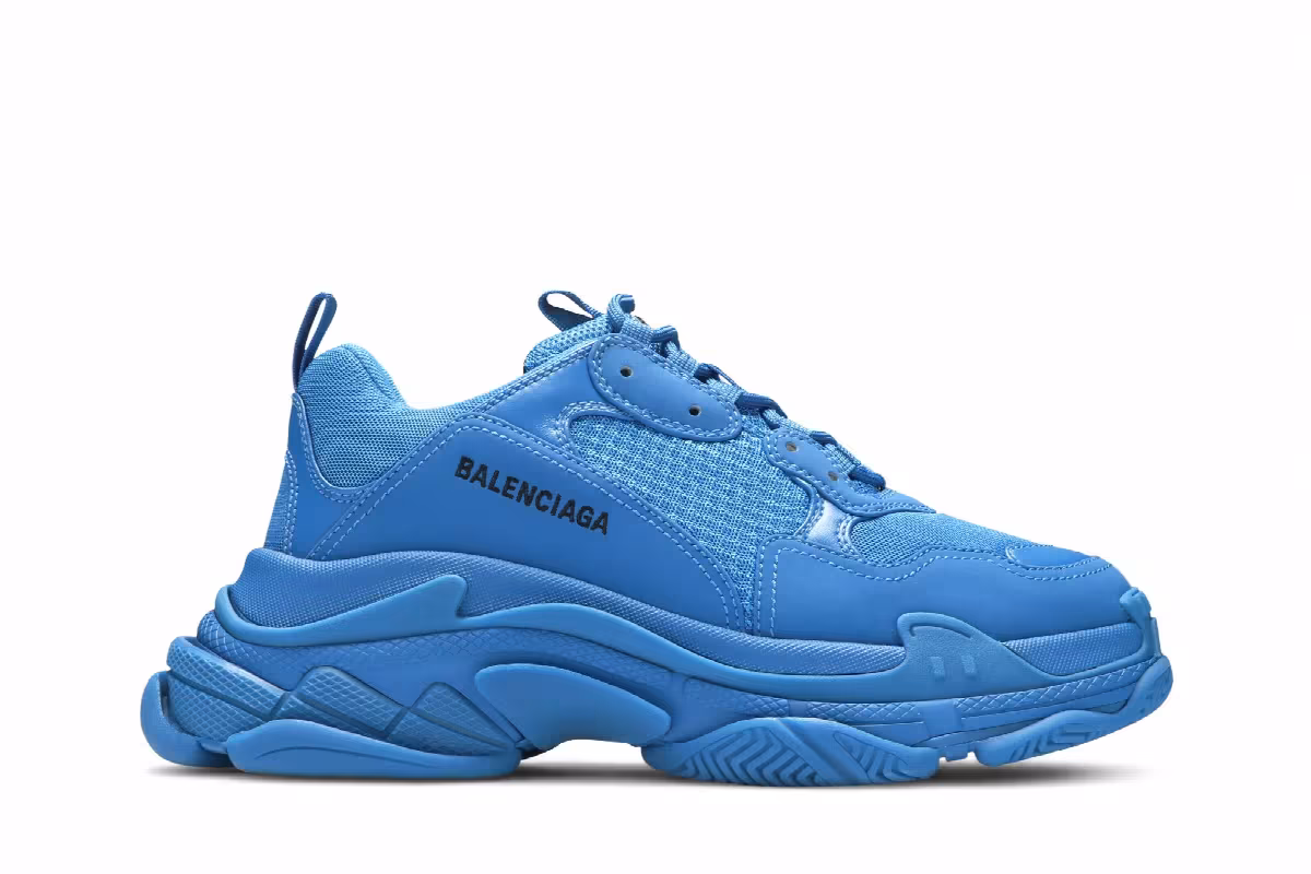 Balenciaga Triple S Sneaker Blue, view 2