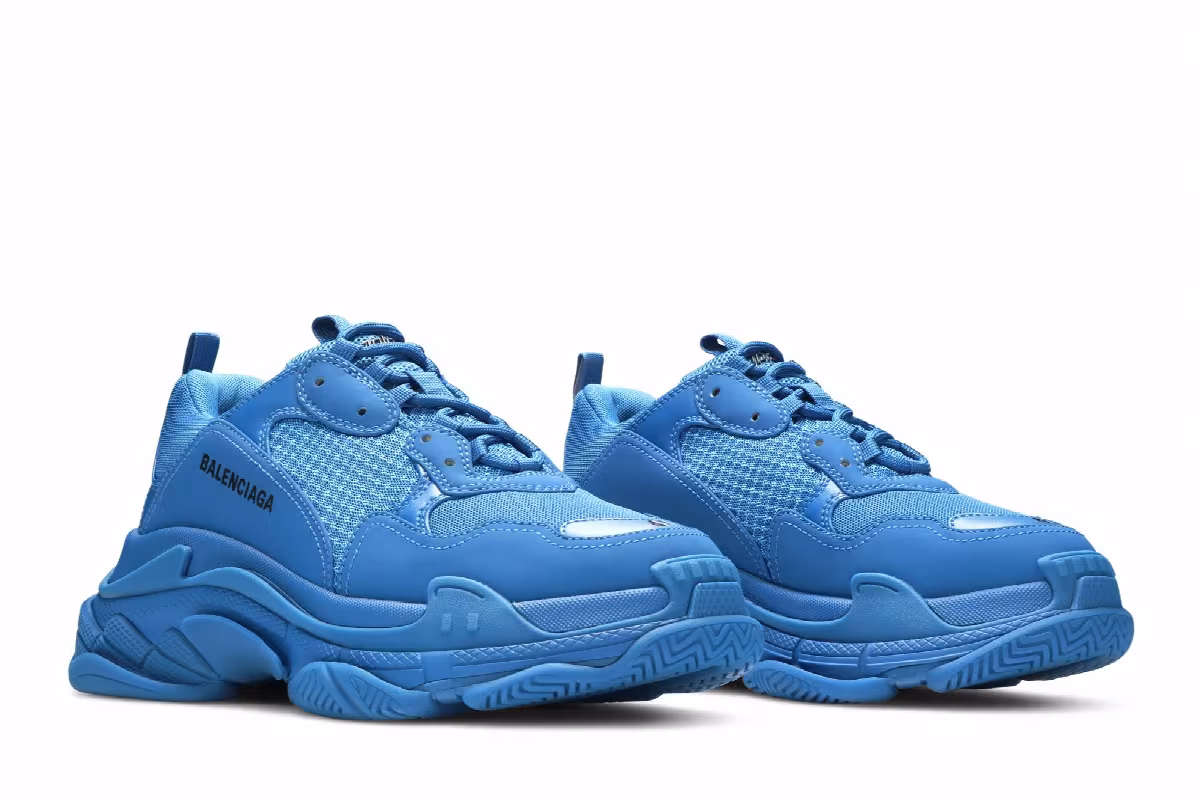 Balenciaga Triple S Sneaker Blue, view 9