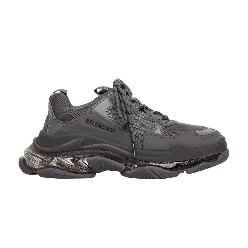 Balenciaga Triple S Sneaker Clear Sole - Dark Grey