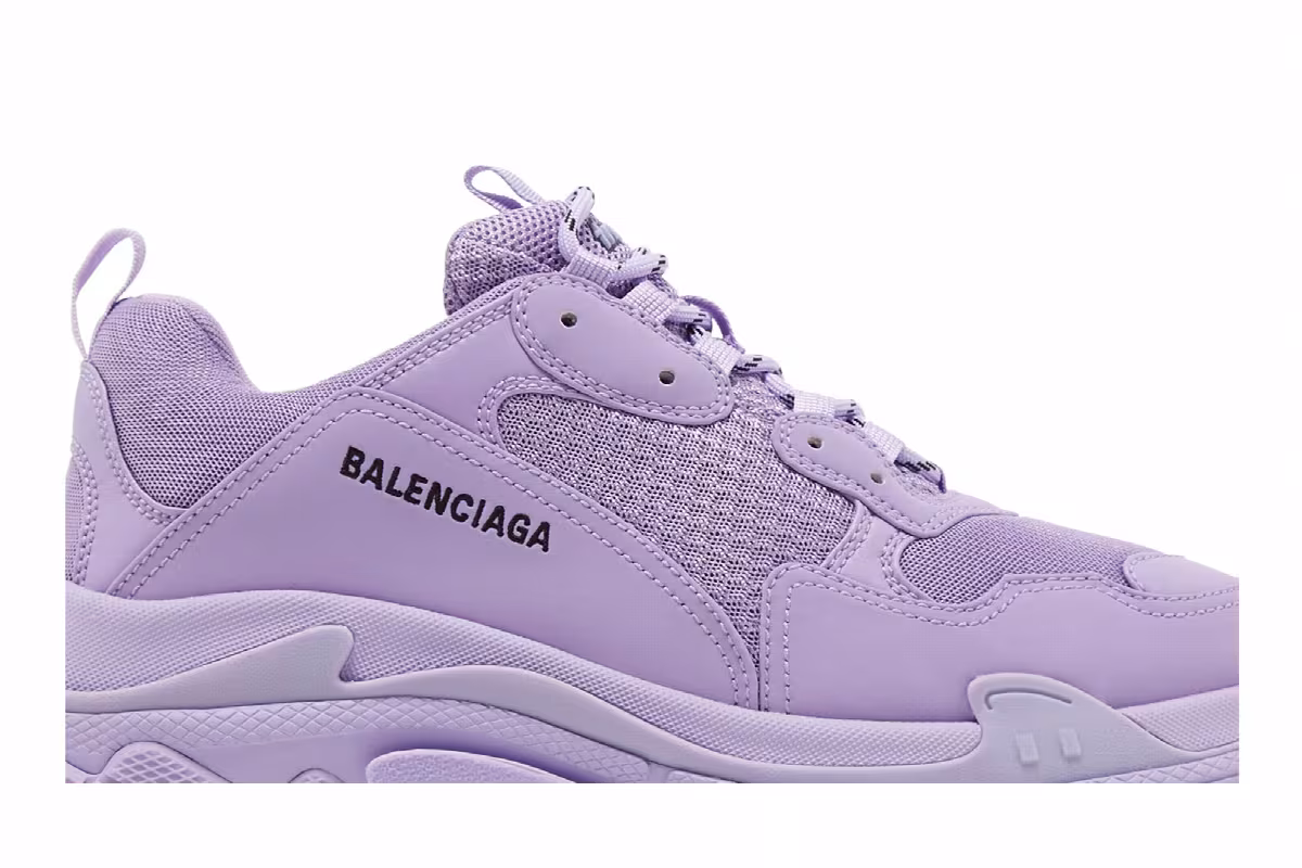 Balenciaga Triple S Sneaker Purple, view 3
