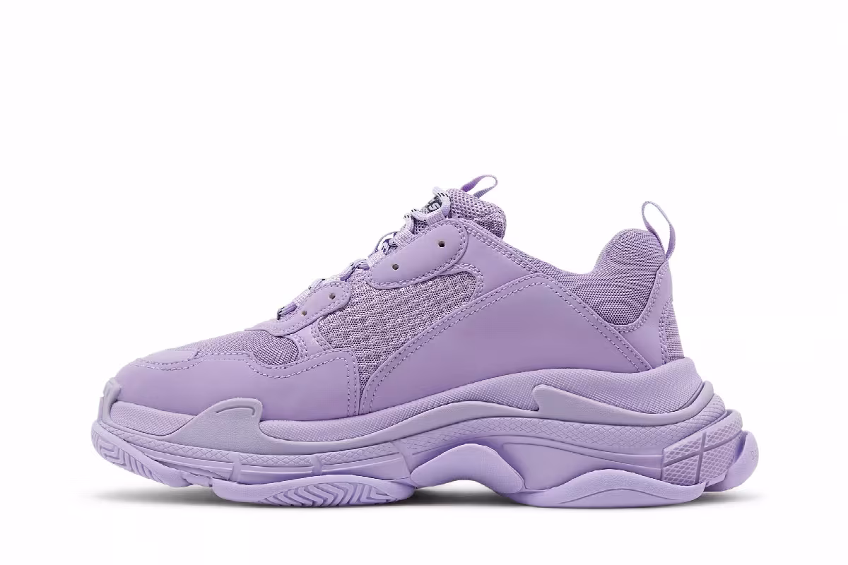Balenciaga Triple S Sneaker Purple, view 4