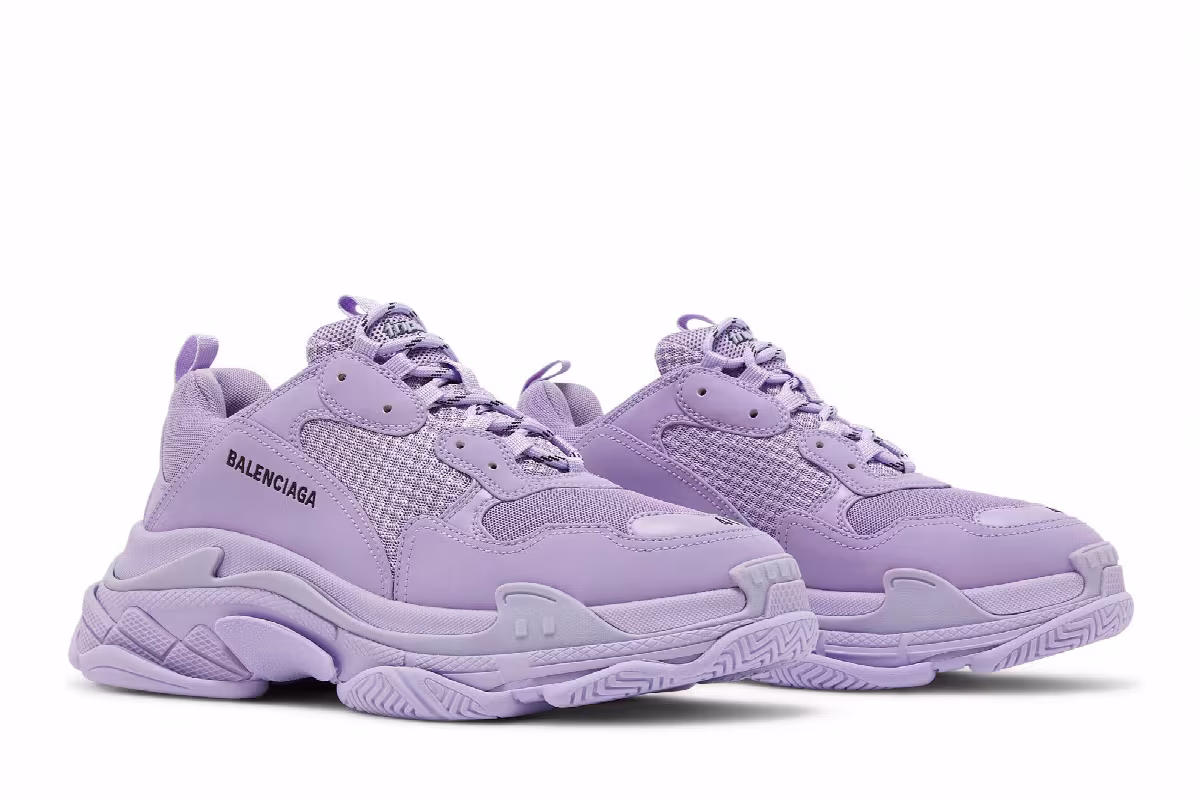 Balenciaga Triple S Sneaker Purple, view 9