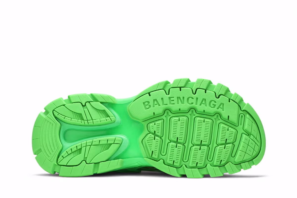 Balenciaga Track Sandal Fluo Green, view 5