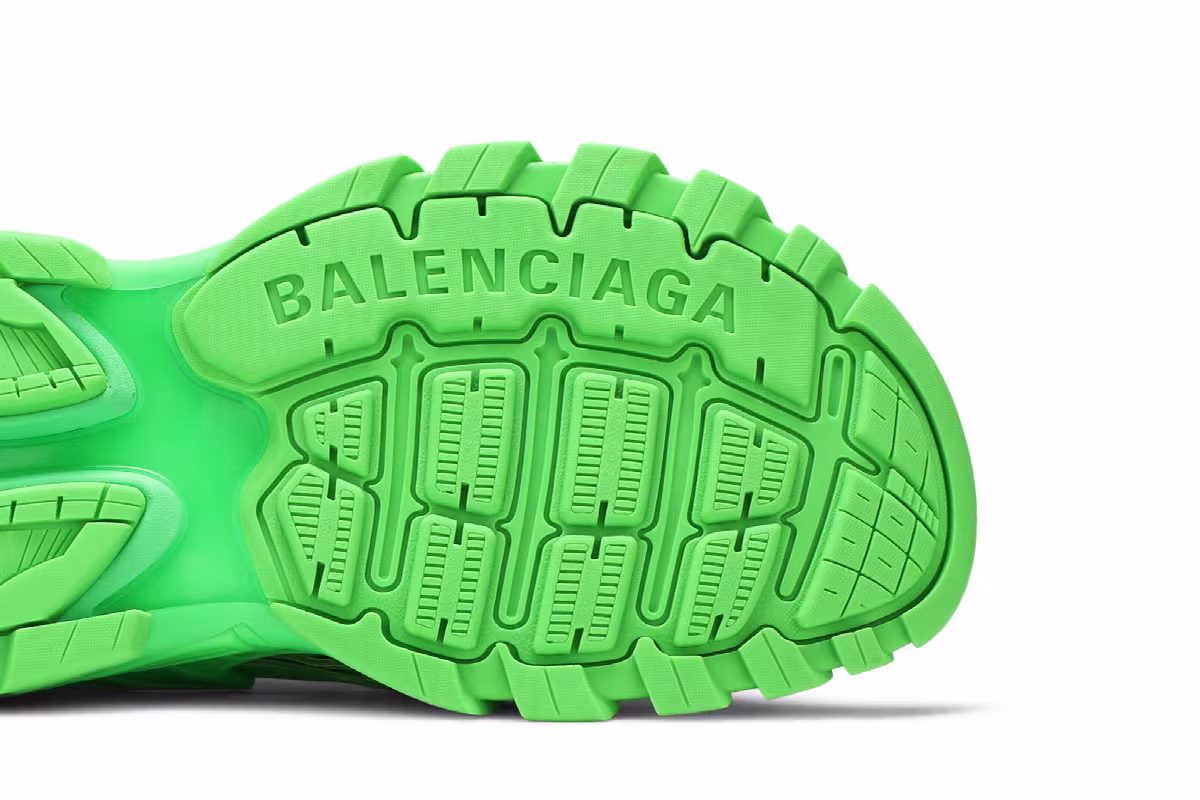 Balenciaga Track Sandal Fluo Green, view 6