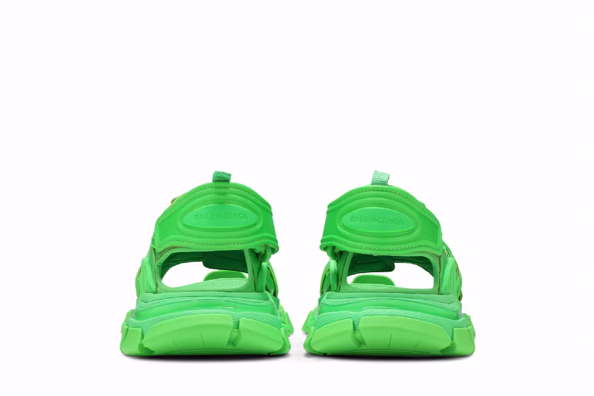 Balenciaga Track Sandal Fluo Green, view 7