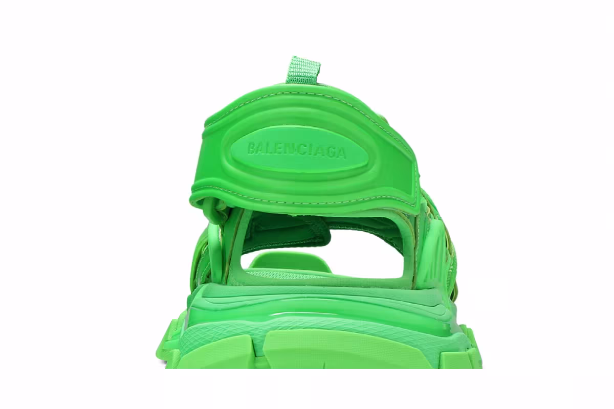 Balenciaga Track Sandal Fluo Green, view 8