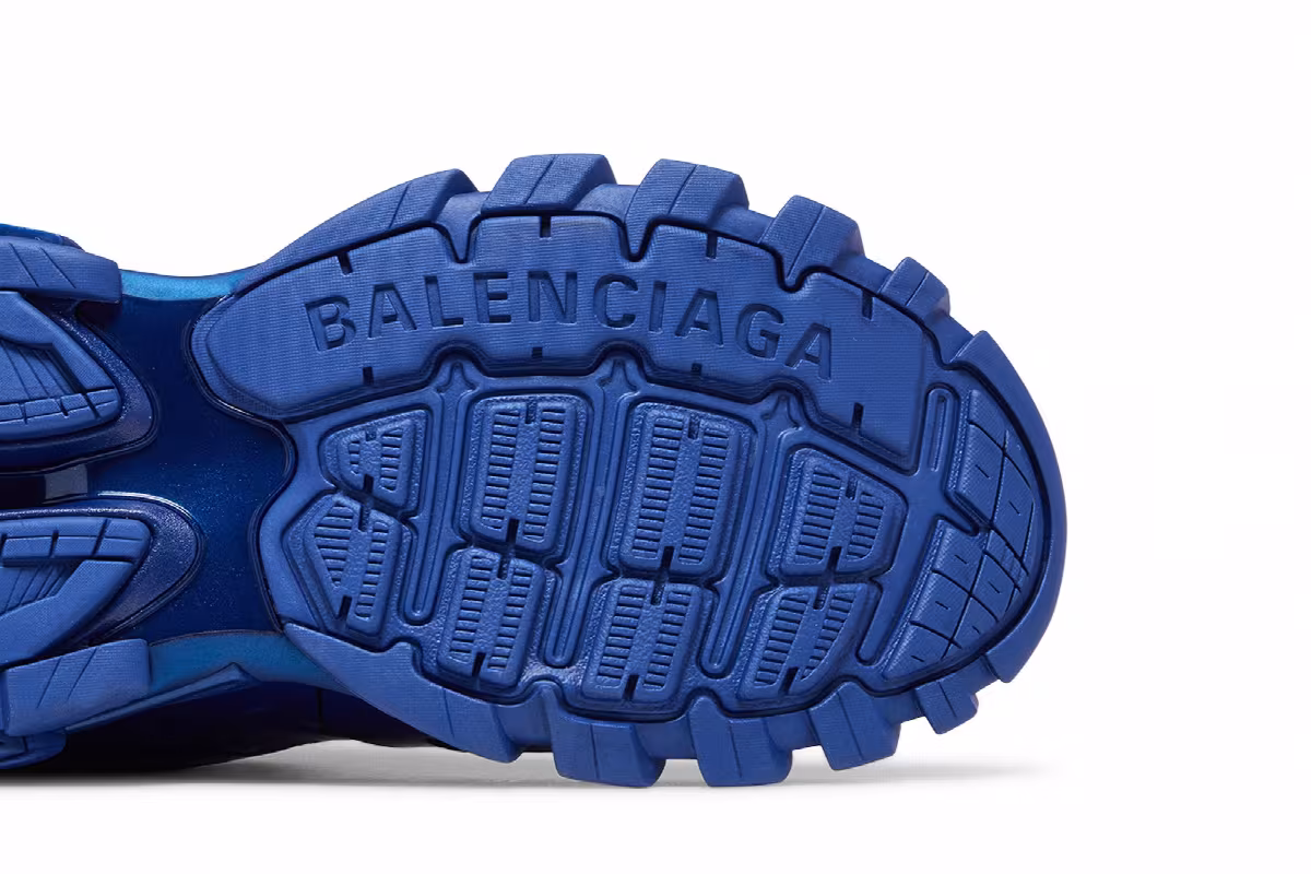 Balenciaga Track Sneaker Metallic Indigo, view 6