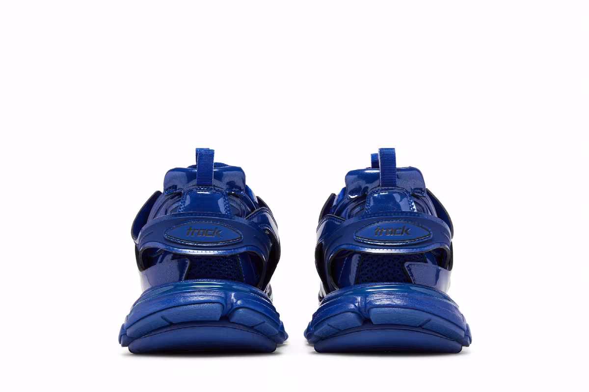 Balenciaga Track Sneaker Metallic Indigo, view 7