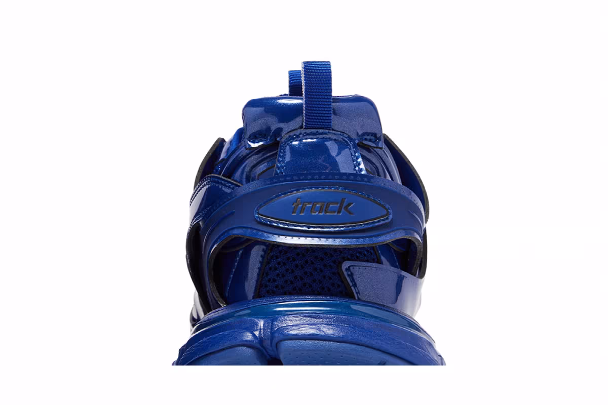 Balenciaga Track Sneaker Metallic Indigo, view 8