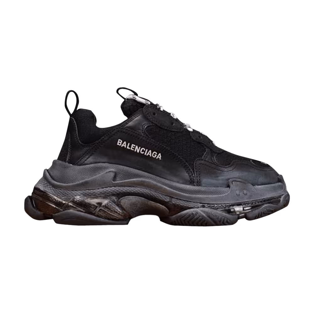Balenciaga Triple S Sneaker Clear Sole - Black
