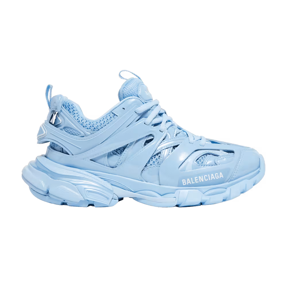 Balenciaga Women's Track Sneaker Metallic Indigo