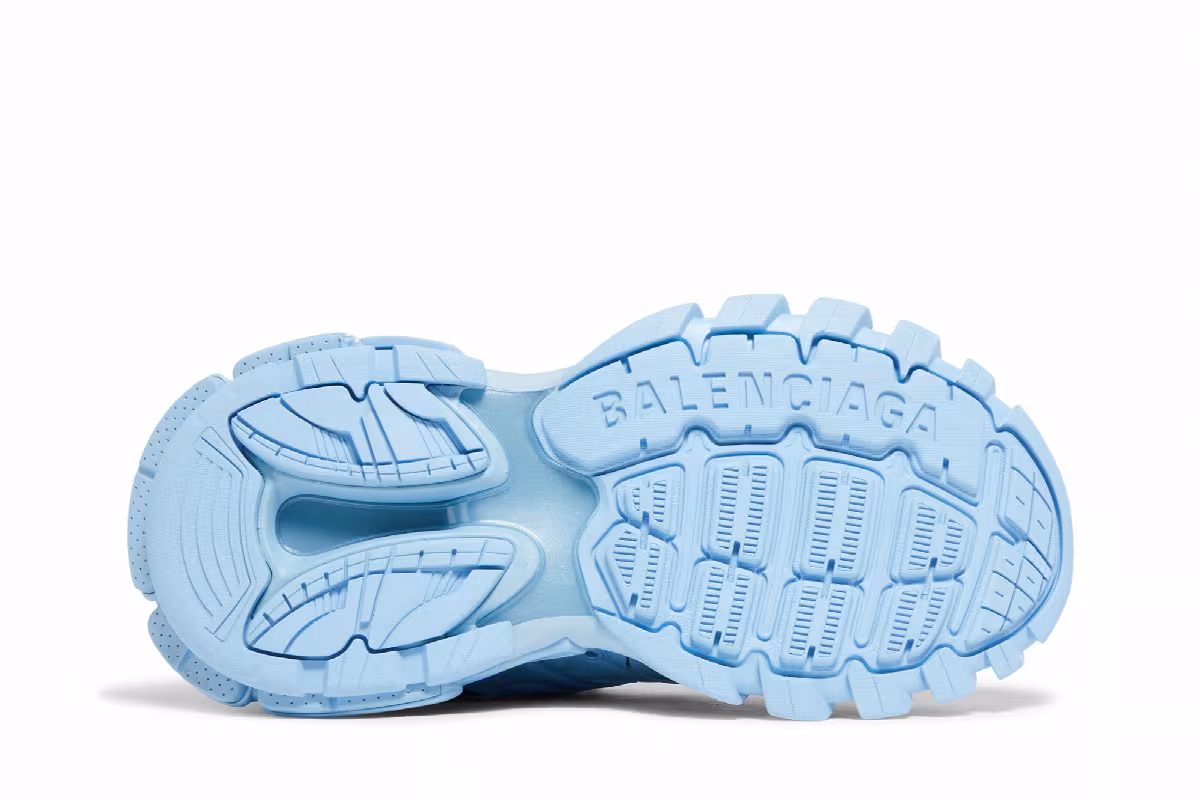 Balenciaga Women's Track Sneaker Metallic Indigo, view 5