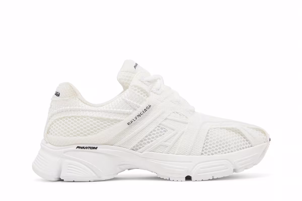 Balenciaga Phantom Sneaker White Mesh, view 2