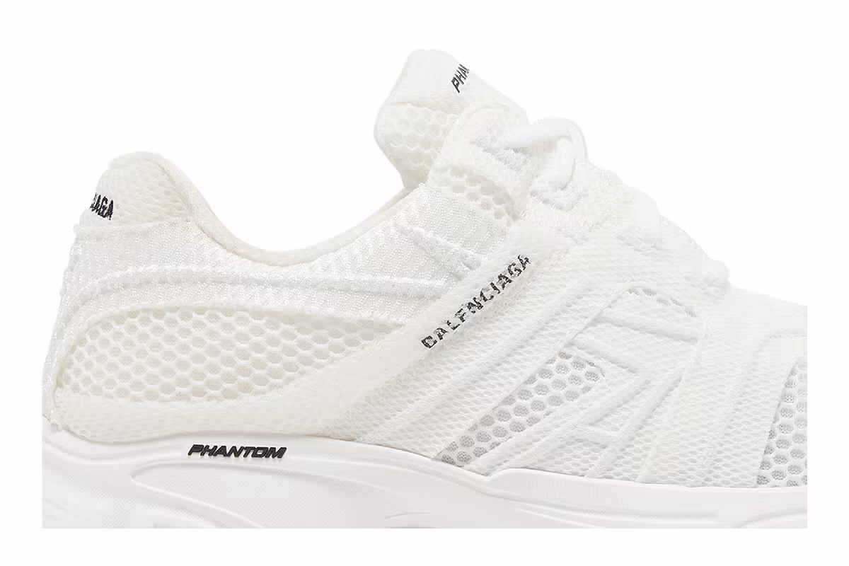 Balenciaga Phantom Sneaker White Mesh, view 3