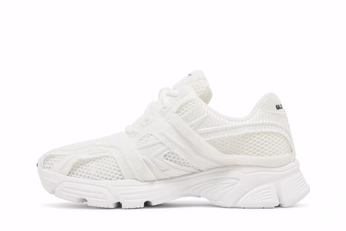 Balenciaga Phantom Sneaker White Mesh, view 4