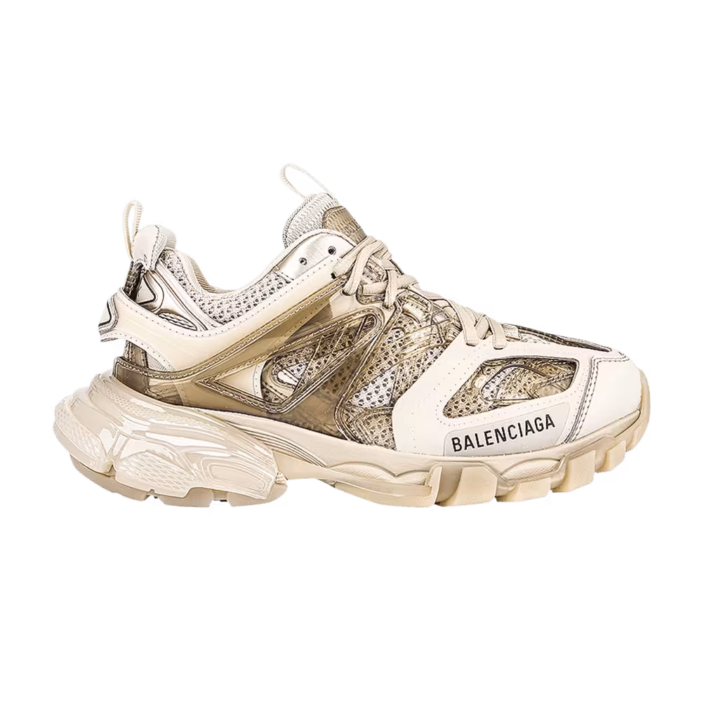 Balenciaga Women's Track Sneaker Clear Sole - Light Beige