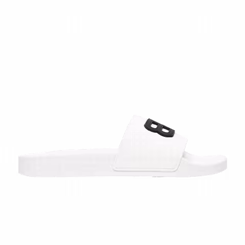 Balenciaga Wmns Pool Slides 'White Black'