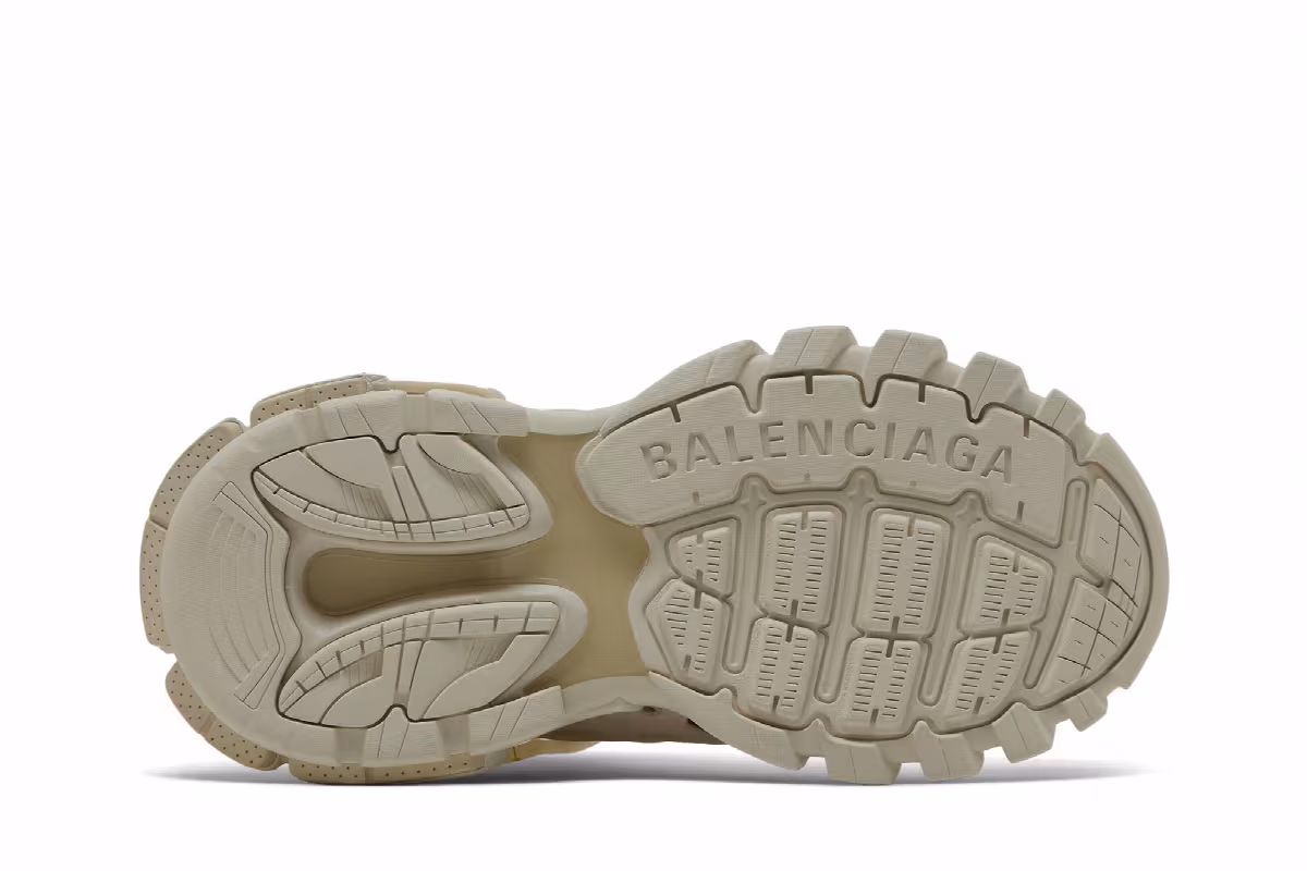 Balenciaga Women's Track Hike Faux Fur - Beige, view 5
