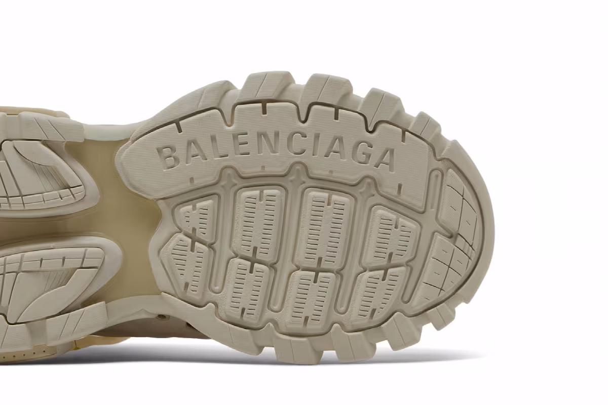 Balenciaga Women's Track Hike Faux Fur - Beige, view 6