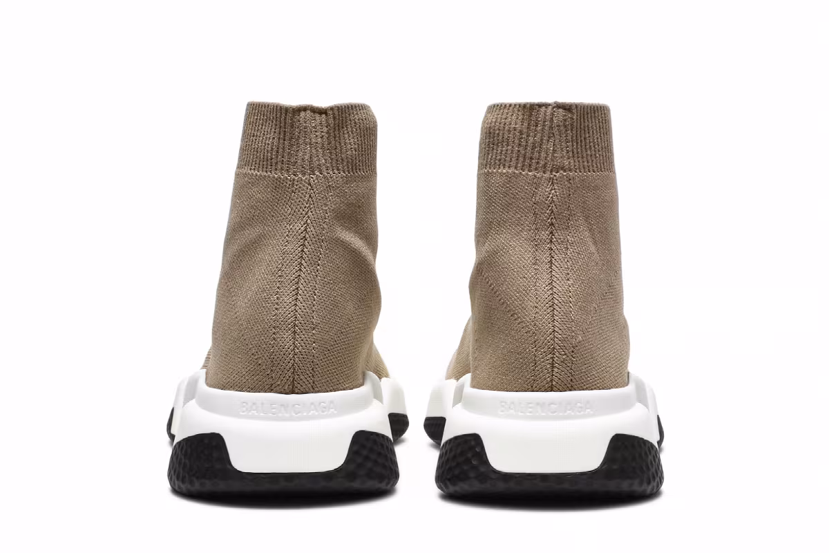Balenciaga Women's Speed Trainer Beige White, view 7