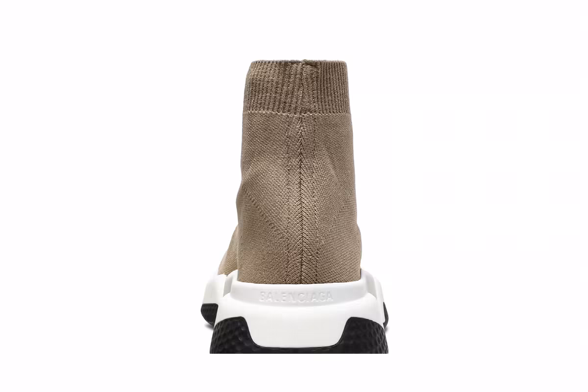 Balenciaga Women's Speed Trainer Beige White, view 8
